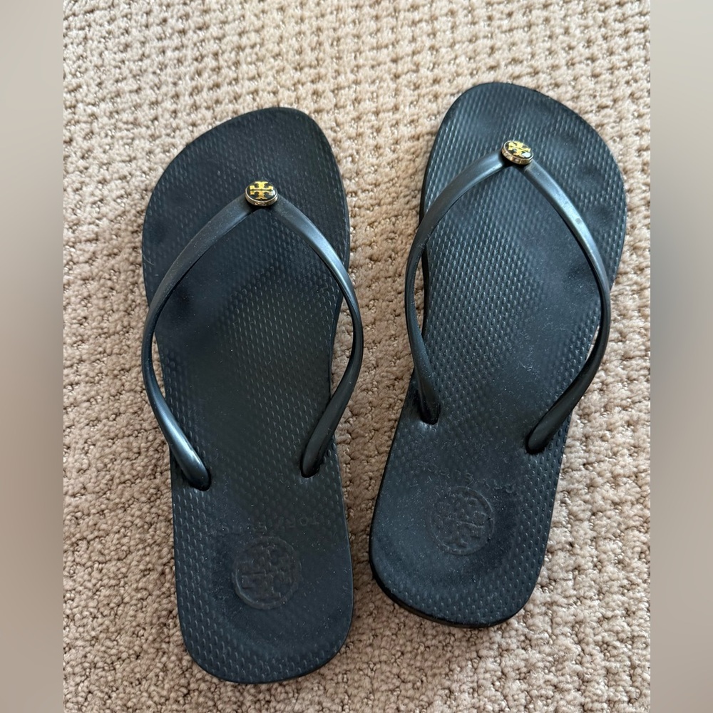 Tory Burch | Black Flip flops | 8.5